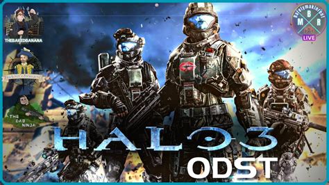 Where Master Chief Halo 3 ODST EP1 Livestream Playthrough Ft