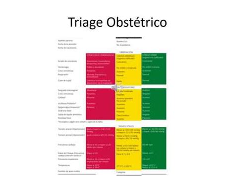 TRIAGE OBSTETRICO PDF