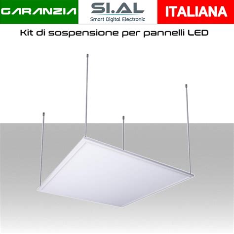 Kit A Sospensione Soffitto Per Pannelli Led