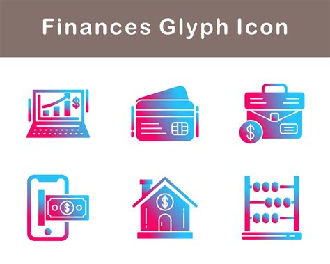 Finances Vector Icon Set 20647571 Vector Art At Vecteezy