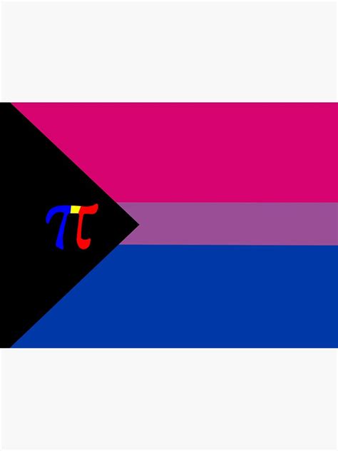 Demisexual Biromantic Polyamous Pride Flag Sticker By Daydallas