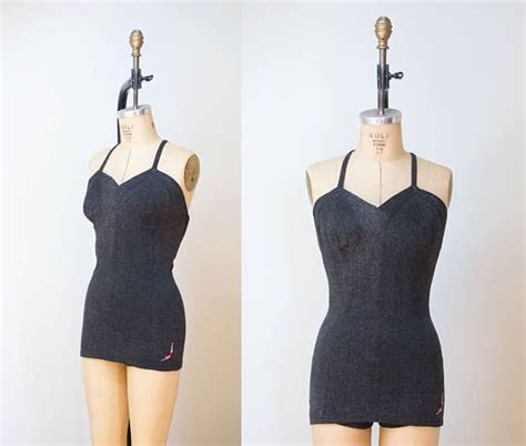 1950s Jantzen Swimsuit 50s One Piece Bathing Suit Etsy Bathing