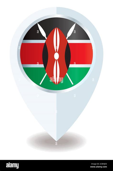 Flag of Kenya, Republic of Kenya. Template for award design, an ...