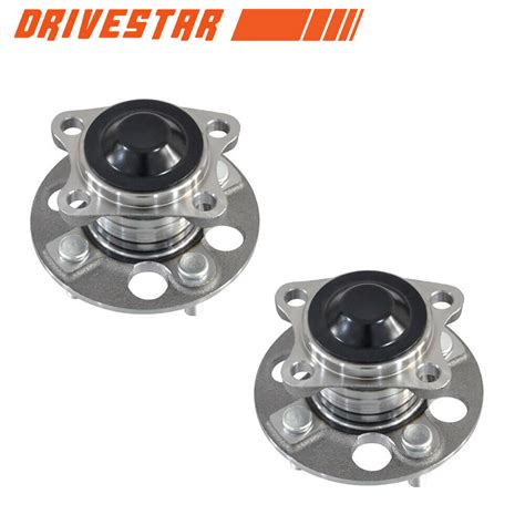 Drivestar Pair Rear Wheel Hubs Bearings Assembly Fits