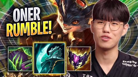 Oner Is A God With Rumble T Oner Plays Rumble Jungle Vs Kayn