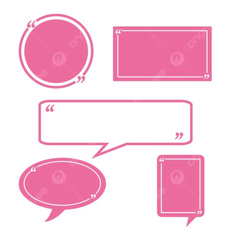 Pink Simple Dialog Pink Simple And Easy Dialog Box Png Transparent