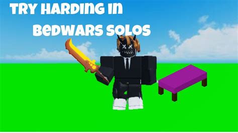 Try Harding In Bedwars Solos Pt 1 Yuzi Kit YouTube