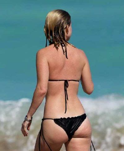 Retro Bikini Alice Eve Wears Black Bikini At Miami Pics