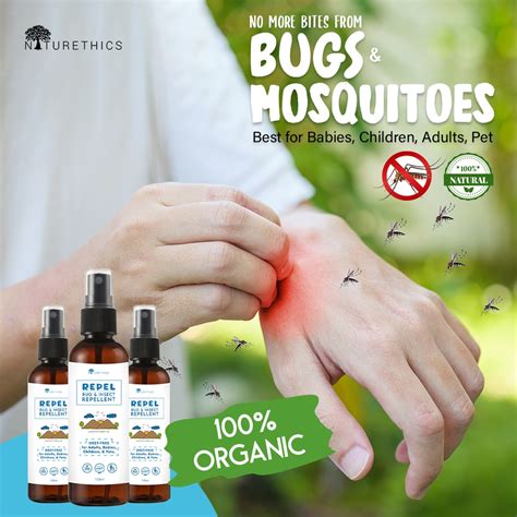 Naturethics Repel Bug Insect And Mosquito Repellent 100ml Shopee Philippines