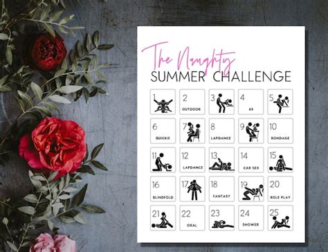 Sexy Advent Calendar For Couples Summer Sex Challenge Etsy Australia