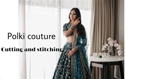 Part 2 Kali Lehenga Cutting And Stitching Full Video Polki Couture