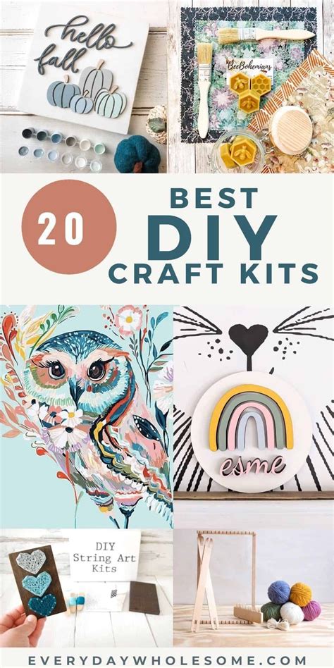 20 Diy Craft Kits For Kids And Adults T Guide Diy Craft Kits Fun