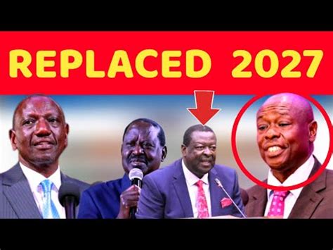 Hot Crisis As Ruto Left Gachagua To Replace Mudavadi 2027as His Deputy