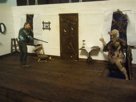 Evil Dead 2 Cabin Diorama Lots Of Pics Diorama Evil Painting