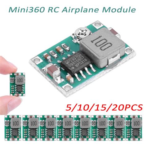 5 10 15 20PCS Mini360 RC Airplane Module Mini 360 DC Buck Converter 2A