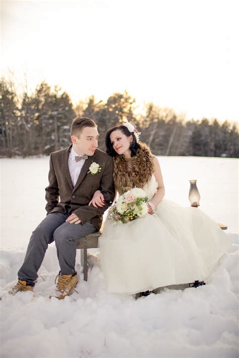 Rustic Winter Wedding Inspiration Rustic Wedding Chic