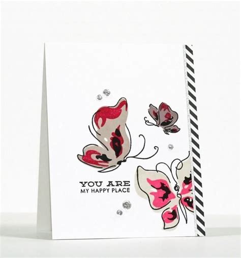 Painted Butterflies Stamp Set Altenew Merry Christmas Altenew Cards