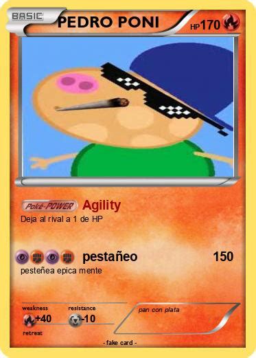 Pokémon PEDRO PONI - Agility - My Pokemon Card