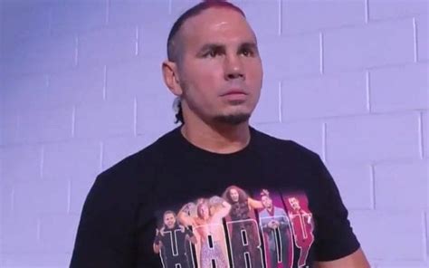 Matt Hardy Explains Why Wwe Acts Like Former Superstars Dont Exist On