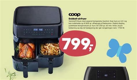 Dobbelt Airfryer Tilbud Hos Kvickly