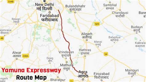 yamuna expressway guide route map toll charges connectivity