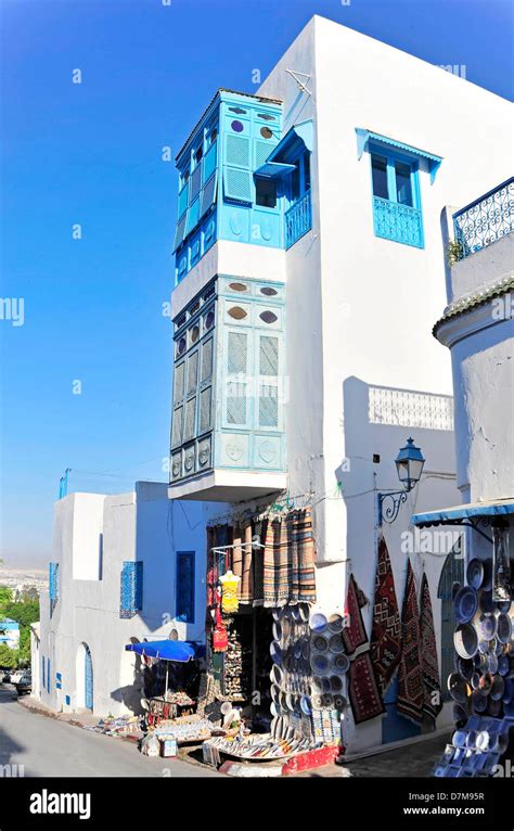 Le Village D Artiste De Sidi Bou Said Banque De Photographies Et D