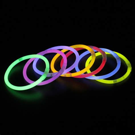 Neon Light Glow Sticks Party Pack Glow Sticks With Connector Etsy