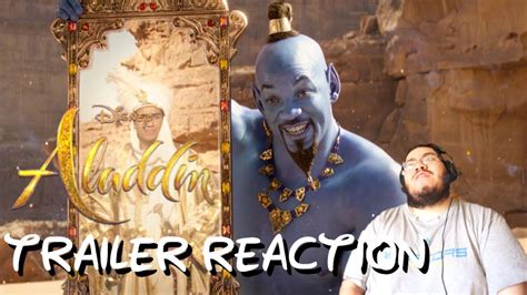 Aladdin Official Trailer 2 Reaction Youtube