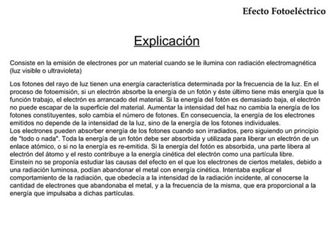 Efecto Fotoelectrico PPT