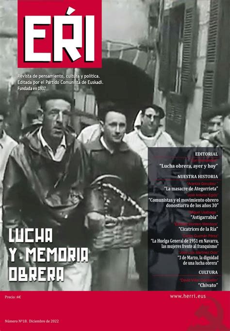 El nuevo número de la revista EŔI en los quioscos Lucha y memoria