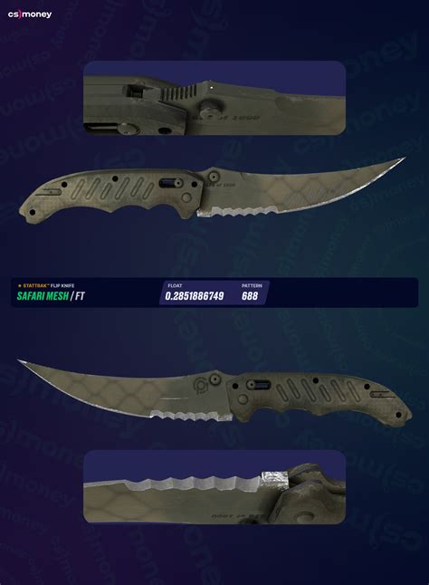 Stattrak Flip Knife Safari Mesh Igv