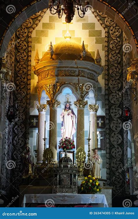 Mazatlan Mexico November 9 2022 Statue Of Jesus Inside Of