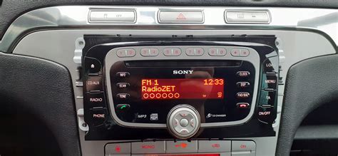 Ford Mondeo Mk S Max Mk Galaxy Focus Lift Radio Sony Cd Mp Rok