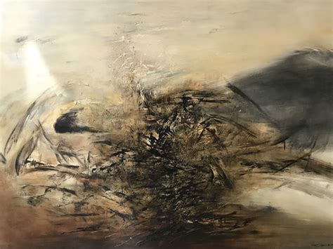 Zao Wou Ki L Espace Est Silence Au Mus E D Art Moderne De La Ville De