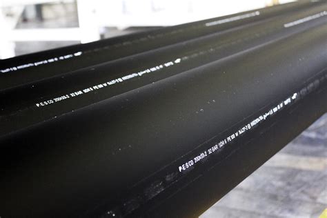 A Selection Of Hdpe Pipes Produced By Pes Co In December News