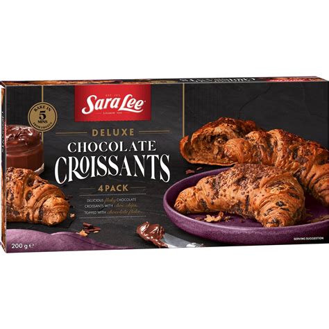 Sara Lee Deluxe Chocolate Croissants 4 Pack | Woolworths