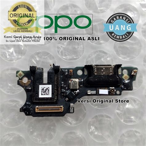 Jual Papan Pcb Konektor Cas Oppo A53 Cph2127 Original Copotan Shopee Indonesia