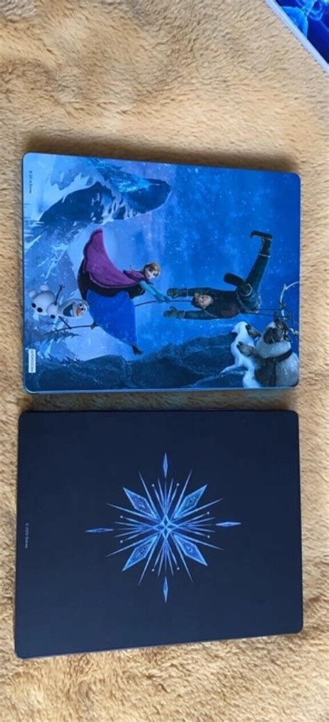 Steelbook Blu Ray Blue Bluray Disney Frozen La Reine Des Neiges Et