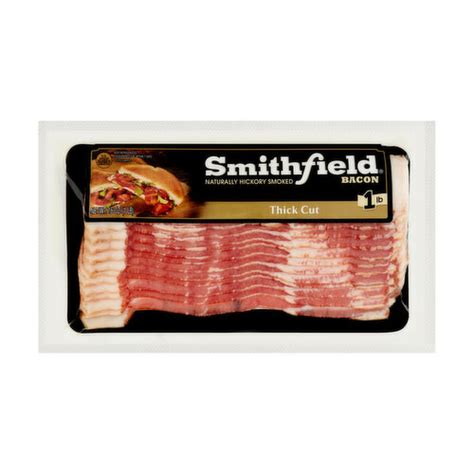 Smithfield Naturally Hickory Smoked Thick Cut Bacon Foodland