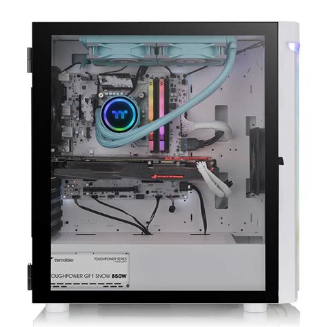 Thermaltake H Tg Snow Argb Mid Tower Chassis