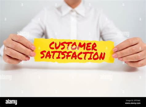 Handwriting Text Customer Satisfaction Business Showcase Exceed