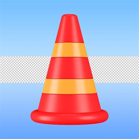 Premium Psd Traffic Cone D Icon