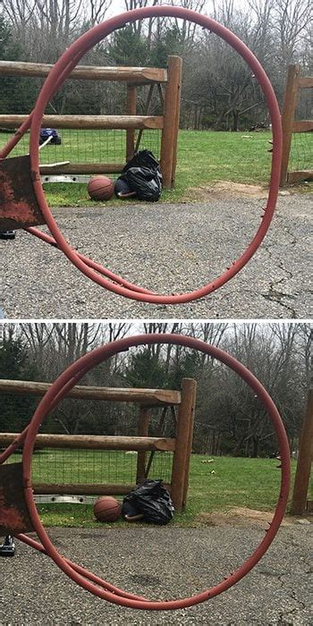 how to fix a bent basketball rim