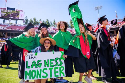 Stanford 2023 commencement: Wacky costumes, sun, and tennis jokes