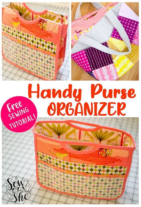 Handy Purse Organizer Free Sewing Pattern Sewcanshe Free Sewing