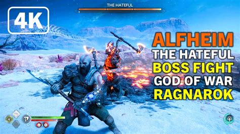 Alfheim The Hateful Boss Fight Quick Kill God Of War Ragnarok K