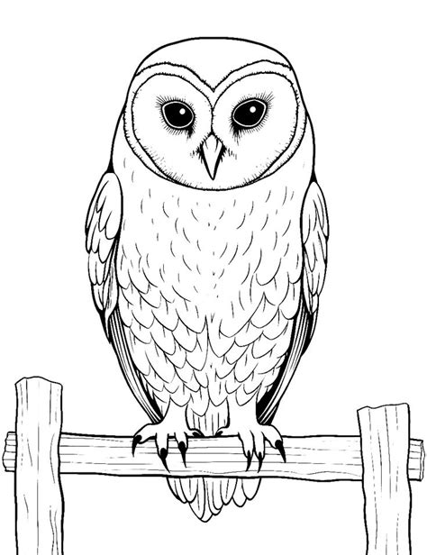 Owl Coloring Pages Free Printable Sheets In Owl