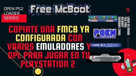 Hazte De Una FREE MCBOOT Ya Lista Para Modificar Tu Playstation 2 Con