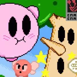 Kirby's Dreamland Pixelated Boxart by NRdrawing on Newgrounds