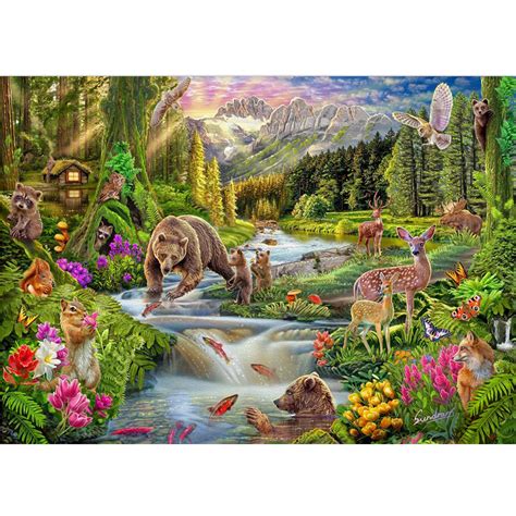 RoseArt Puzzle Collector Wild Frontier 1000 Piece